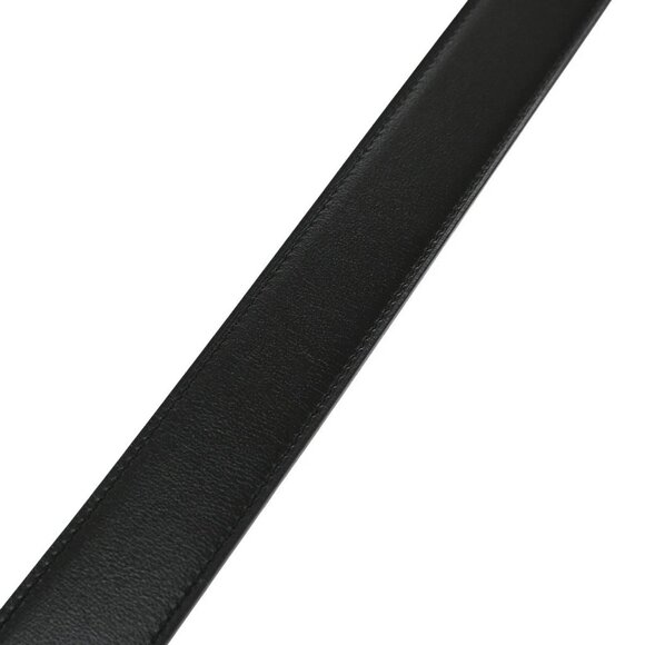 HERMES H Logo Constance Reversible Buckle Belt 80# Leather Black Brown 78RL421 - Picture 9 of 14